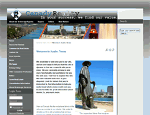 Tablet Screenshot of canadyrealty.com